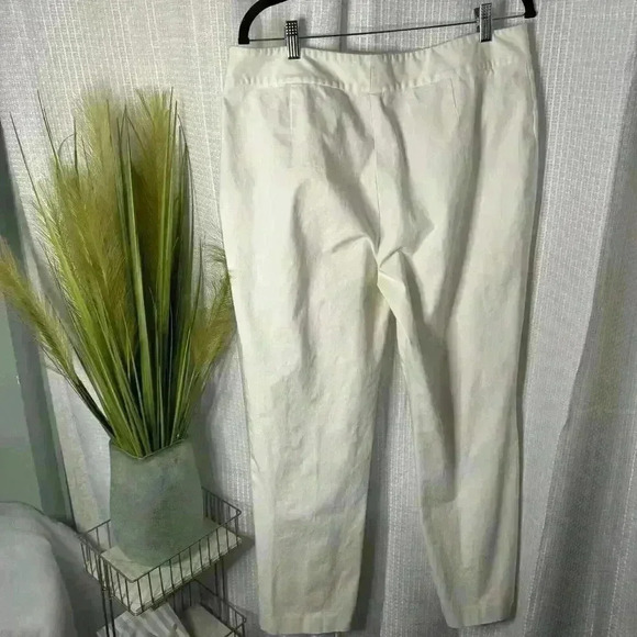 NEW Lauren Ralph Lauren Women’s 14 High Rise Ankle Pants w/Gold Hardware NWOT - Picture 4 of 11